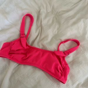 Hot pink bikini top
